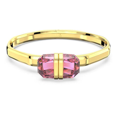 Lucent Bangle, Magnetic Closure, Pink, Gold - tone Plated - with pink | Sold by Uncle Wiener's Wholesale