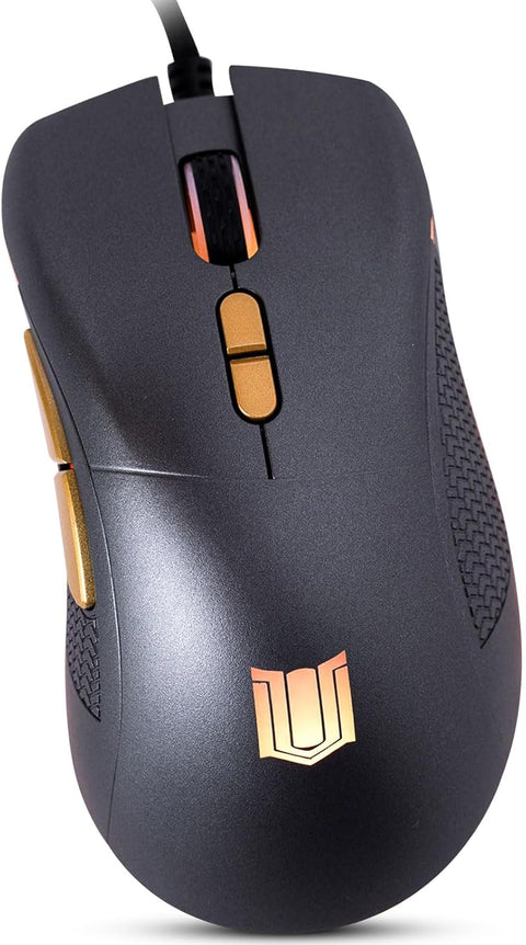 M - 1 Wired Gaming Mouse – High - Performance PC Gaming Mouse with 12,000DPI Adjustable Sensor – Mouse Wired Gaming Accessories for Desk – Ergonomic Light Up Mouse with Side Buttons - with | Sold by Uncle Wiener's Wholesale