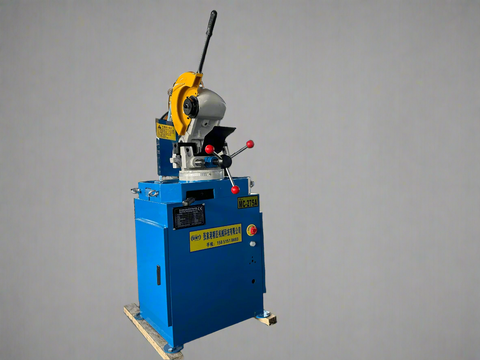 MANUAL COLD SAW – 220V METAL CUTTING SAW WITH SWIVEL HEAD & AUTOMATIC COOLING SYSTEM - with | Sold by Uncle Wiener's Wholesale