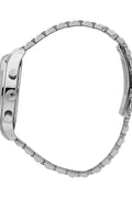 Maserati Men's Chronograph Stainless Steel Metal Band Watch, 42mm - Silver - No Size - with Silver | Sold by Uncle Wiener's Wholesale