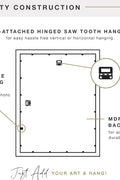 MCS Foundation 13.5x40 Poster Frame Traditional Brass, Vertical & Horizontal Wall Hanging Large Picture Frame for Photos, Panoramics, Posters & Art Prints (1 - Pack) - with | Sold by Uncle Wiener's Wholesale