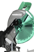 Metabo HPT C10FCGSM 15 Amp Single Bevel 10 in. Corded Compound Miter Saw - with <B>Dimensions (Overall):</B> 21.5 inches (H) x 18.5 inches (W) x 23.0 inches (D) | Sold by Uncle Wiener's Wholesale