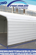 Metal Carport Garage Shed – 20x20 FT | 20x30 FT | 12x40 FT | 20x40 FT | Heavy - Duty Storage Building - with 20x40X12 FT M204012 | Sold by Uncle Wiener's Wholesale