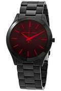 Michael Kors Slim Runway Black Stainless Steel Mens Watch - with Black | Sold by Uncle Wiener's Wholesale
