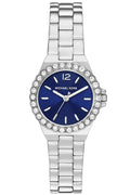 Michael Kors Women's Lennox Quartz Three - Hand Silver - Tone Stainless Steel Watch 30mm - Gray - with Gray | Sold by Uncle Wiener's Wholesale