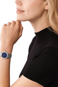 Michael Kors Women's Lennox Quartz Three - Hand Silver - Tone Stainless Steel Watch 30mm - Gray - with Gray | Sold by Uncle Wiener's Wholesale