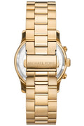 Michael Kors Women's Runway Quartz Chronograph Gold - Tone Stainless Steel Watch 38mm - Yellow - with Yellow | Sold by Uncle Wiener's Wholesale