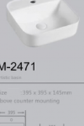 Modern Countertop Bathroom Sink Basin – Above Counter Vessel Vanity Bowl for Bathroom or Powder Room - with 15.5″ x 15.5″ x 5.50″ | Sold by Uncle Wiener's Wholesale