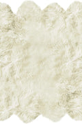 Natural Sheepskin Rug with Thick and Lush 2.5 Inch Pile | Hypoallergenic Sheep Fur Rug with Anti - Skid Back l Sheepskin Wool Area Rugs, Natural, 7 ft x 6 ft - with Natural | Sold by Uncle Wiener's Wholesale