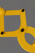 Heavy-duty 1 ton pallet puller clamp in yellow
6000 lb pallet clamp for material handling
Steel pallet puller with gripping jaws and chain hook
Warehouse pallet repositioning clamp
Industrial pallet clamp for trailers and logistics