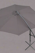 10 FT Offset Hanging Patio Umbrella with Sand Bag Base – Outdoor UV-Resistant Sunshade for Deck, Garden, and Poolside