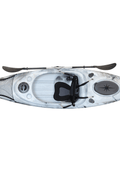 NEW 10 FT SIT - IN KAYAK W/ PADDED SEAT & PADDLES – COMFORT SEAT, LIGHTWEIGHT BUILD, IDEAL FOR BEGINNERS & RECREATIONAL USE - with Gray / Black | Sold by Uncle Wiener's Wholesale