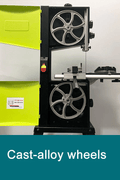 New 10 - Inch 2 - Speed Wood Bandsaw – 0.5 HP Benchtop Bandsaw for Precision Cutting BM10718 - with | Sold by Uncle Wiener's Wholesale