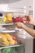 "round and square food storage container set"

"10 piece BPA-free kitchen storage containers"

"stackable plastic food containers with lids"

"clear freezer-safe food containers set"

"organized kitchen pantry with container sets"