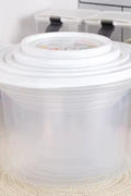 "round and square food storage container set"

"10 piece BPA-free kitchen storage containers"

"stackable plastic food containers with lids"

"clear freezer-safe food containers set"

"organized kitchen pantry with container sets"