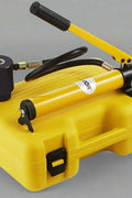 10 Ton Hydraulic Knockout Punch Kit with dies and carrying case
Professional metal hole punch driver set for conduit installation
Hydraulic hole punch with pump and 6 die sizes
