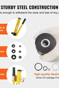10 Ton Hydraulic Knockout Punch Kit with dies and carrying case
Professional metal hole punch driver set for conduit installation
Hydraulic hole punch with pump and 6 die sizes