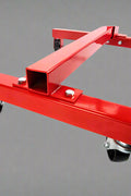 Adjustable engine stand head with full 360-degree rotation for motor access

