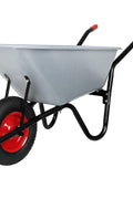 New 100L Wheelbarrow – Heavy Duty Garden Cart with Steel Frame & Pneumatic Tire WB6414 - with | Sold by Uncle Wiener's Wholesale