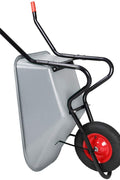 New 100L Wheelbarrow – Heavy Duty Garden Cart with Steel Frame & Pneumatic Tire WB6414 - with | Sold by Uncle Wiener's Wholesale
