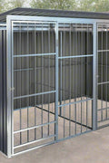 Metal Dog Kennel Full View – 10.6 x 7.2 FT Outdoor Enclosure