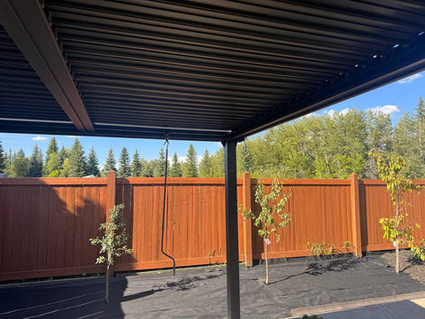 New 10x13 FT Aluminum Louvered Pergola Gazebo – Adjustable Roof Slats, Modern Outdoor Shade 1030608 - with | Sold by Uncle Wiener's Wholesale