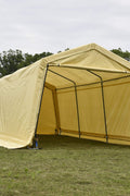 "10x17 FT Heavy Duty Yellow Storage Shelter Garage Shed"

"Waterproof Outdoor Storage Canopy for Vehicles and Equipment"

"10x17 FT Steel Frame Portable Garage Storage Building"

"Car Boat Truck Protection Shelter with Yellow PU Coated Cover"