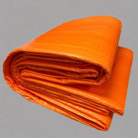 “10x20 ft orange insulated concrete tarp folded”

“Heavy-duty polyethylene curing blanket rolled”

“12x24 ft thermal curing blanket for winter construction”

“Orange tarp with reinforced seams for concrete curing”