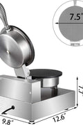 Electric stainless steel waffle cone and egg roll maker
Ice cream cone and waffle maker with non-stick plate
Commercial dessert cone machine with temp controller
Egg roll waffle maker stainless steel 110V compact design
