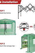 "12x8 FT Pop-Up Outdoor Greenhouse with PE Cover"

"Large Outdoor Gardening Tent 12x8 FT with Roll-Up Doors"

"Heavy-Duty Waterproof Greenhouse for Plants 12x8 FT"

"UV-Protected Portable Greenhouse Tent for Vegetables"

"12 FT x 8 FT Outdoor Greenhouse with Metal Frame and Zipper Door"