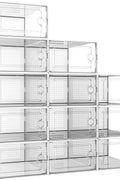 NEW 12 PACK STACKABLE SHOE STORAGE BOX - with | Sold by Uncle Wiener's Wholesale