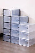 NEW 12 PACK STACKABLE SHOE STORAGE BOX - with | Sold by Uncle Wiener's Wholesale
