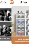 NEW 12 PACK STACKABLE SHOE STORAGE BOX - with | Sold by Uncle Wiener's Wholesale