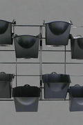 "12 Pot Vertical Wall Planter Modular Hanging Flower Herb Garden"

"Indoor Outdoor Vertical Wall Garden Planter with Removable Pots"