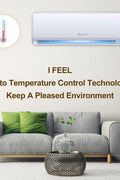 12000 & 24000 BTU ductless mini split air conditioner with remote
Energy-efficient split AC heater system for home or office
Whisper-quiet ductless air conditioner and heater with installation kit