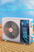 12000 & 24000 BTU ductless mini split air conditioner with remote
Energy-efficient split AC heater system for home or office
Whisper-quiet ductless air conditioner and heater with installation kit
