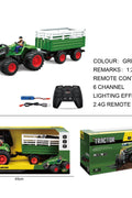 "1:24 Scale Remote Control Tractor Loader Toy for Kids"

"6-Channel RC Tractor Farm Toy with Realistic Design"

"Rechargeable Remote Control Tractor and Wagon Set"

"Durable 1:24 Scale RC Farm Truck Vehicles"

"Set of 1:24 Remote Control Farm Trucks for Kids"
