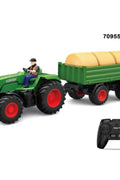 1:24 Scale RC Farm Tractor with Trailer – Side View
Green Remote Control Tractor – Controller and Vehicle Set
Remote Control Farm Vehicle Toy – Unboxed Set
Kids RC Farm Tractor with Lights – Playtime Setup
RC Tractor with Detachable Trailer – Charging Cable Included