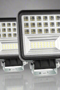compact LED work light with aluminum heat sink cooling system for trucks and ATVs
