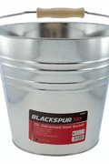NEW 12L Galvanized Steel Bucket 814261 - with | Sold by Uncle Wiener's Wholesale