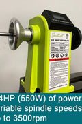 New 12x18 Variable Speed Wood Lathe – Benchtop Wood Turning Lathe for DIY & Professional Use BM10803 - with | Sold by Uncle Wiener's Wholesale