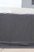 Installed PVC Shelter – Garage Storage Setup