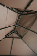 "Fully Enclosed 13x10 Pop-Up Gazebo Tent with Brown Curtains"

"Rust-Resistant Aluminum Frame Gazebo for Outdoor Events"

"Brown Outdoor Gazebo with Zip Netting and Side Curtains"

"13x10 Foot Weatherproof Backyard Party Tent"

"Portable Gazebo with Full Enclosure for Garden and Patio"