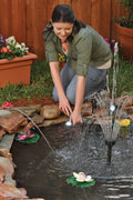 Pond Liner Installation – Woman Creating Garden Pond