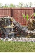 Garden Pond with Rock Border – Liner in Use