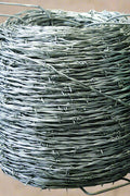 "1320ft galvanized barbed wire fencing roll with 2-point barbs"

"Heavy-duty 12.5 gauge barbed wire roll for ranch and farm"

"Silver barbed wire coil for perimeter and livestock fencing"

