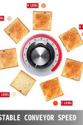 Commercial stainless steel conveyor bread toaster 1340W
High-speed commercial bread toaster with crumb tray
Front-loading conveyor-style toaster for cafés and buffets
Toast slices, bagels, and muffins with commercial bread toaster
Heavy-duty foodservice bread toaster stainless steel body