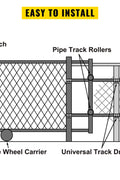 New 15 Pcs Chain Link Rolling Gate Fence Kit S1219 - with | Sold by Uncle Wiener's Wholesale