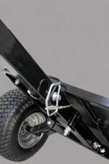 1500 lbs off-road utility trailer hitched to ATV in grass field

heavy-duty dump trailer with tilting steel bed

model 113484 utility trailer with 18-inch off-road tires

rear view of utility trailer loaded with gravel

close-up of powder-coated steel dump bed

