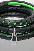 15FT semi truck 3-in-1 air line kit with red and blue glad hands

Rubber air hose assembly with 7-way ABS electrical cable

Heavy-duty tractor trailer air line with spring kit

DOT-compliant 3-in-1 air and electrical connection kit

Close-up of glad hands and ABS cable connectors